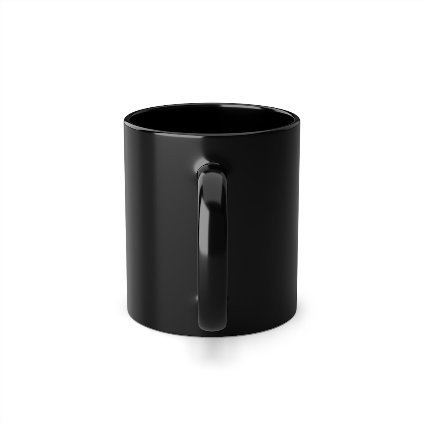 Mug Fashionable Message Black Coffee Cup, 11oz