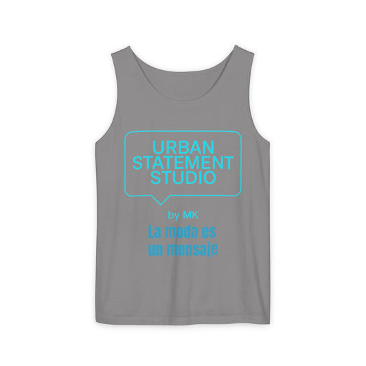 Urban Statement Garment-Dyed Tank Top for Trendy Fashion Lovers, Casual Summer Wear, Festival Attire, Gift for Fashionistas, La moda [...]